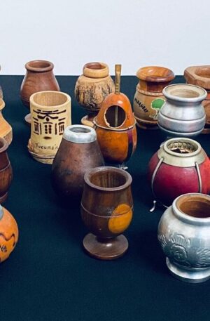 MATES NUEVOS A ELEGIR DE MADERA - CALABAZA - MADERA Y ALUMINIO - SILICONA. COD: 98402
