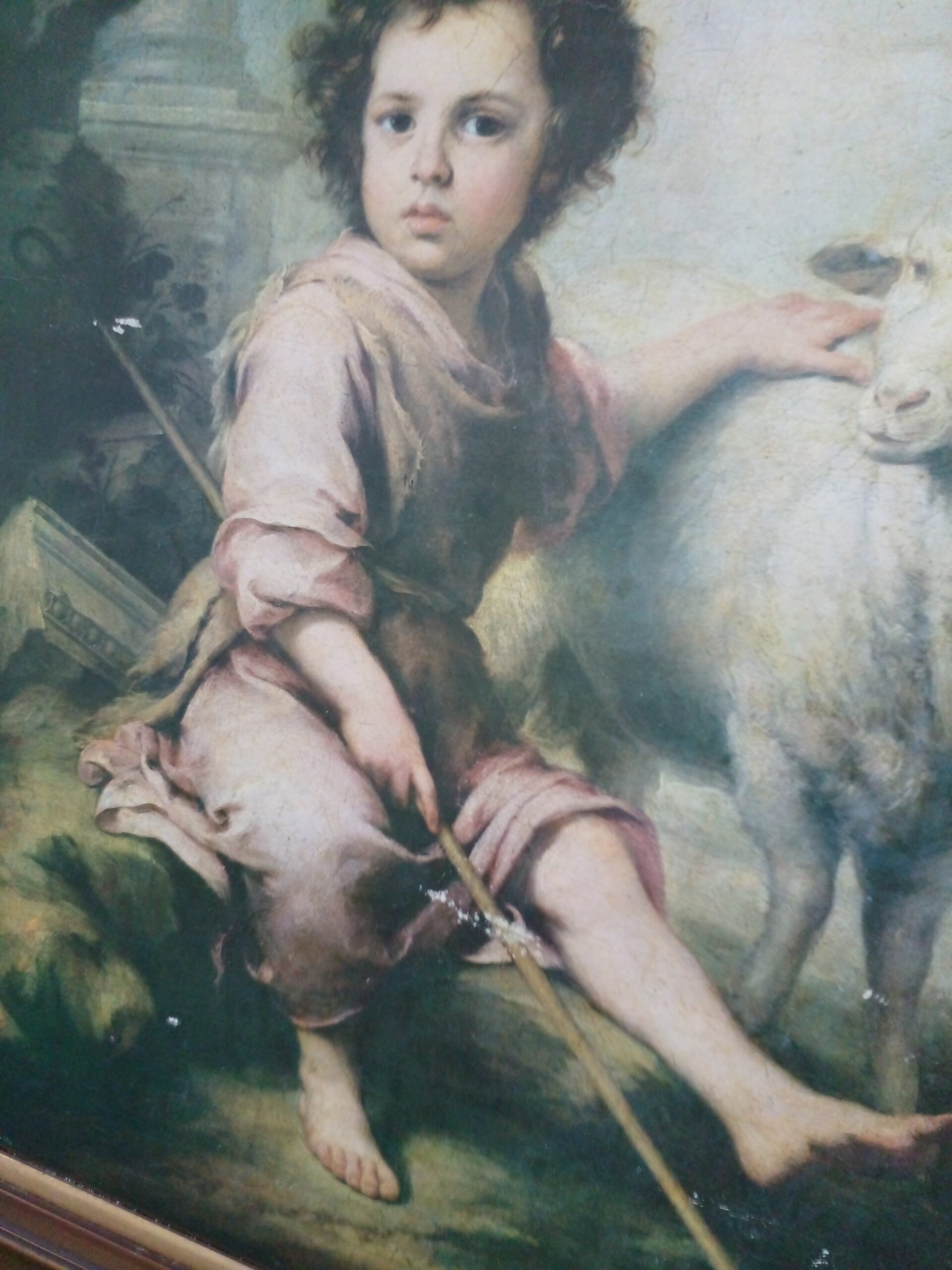 CUADRO LAMINA MUSEO DEL PRADO DEL ARTIST MURILLO- EL BUEN PASTOR - COD: 99011 - Image 5