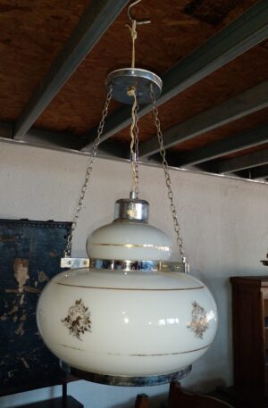 COLGANTE OPALINA UNA LUZ MODERNO DE LOS AÑOS 70. COD: 43869