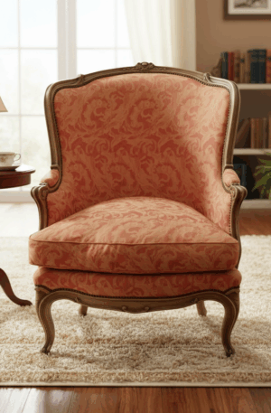 SILLON UN CUERPO ESTILO FRANCES LUIS XV POLTRONA SILLON DE LIVING. COD: 99409