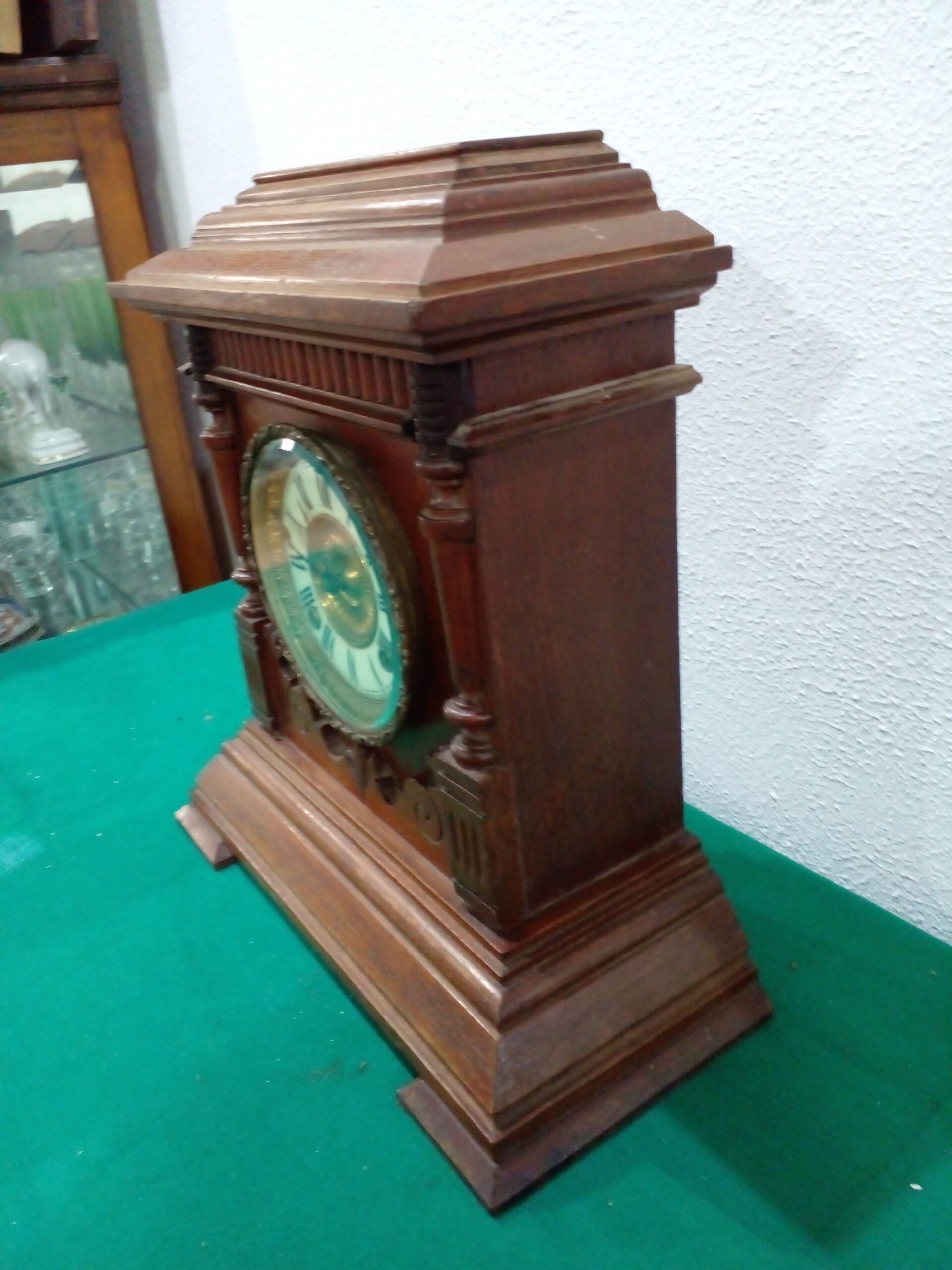 RELOJ DE MESA ANTIGUO MARCA ANSONIA & CO NEW YORK CON SONERIA. COD: 97801 - Image 3
