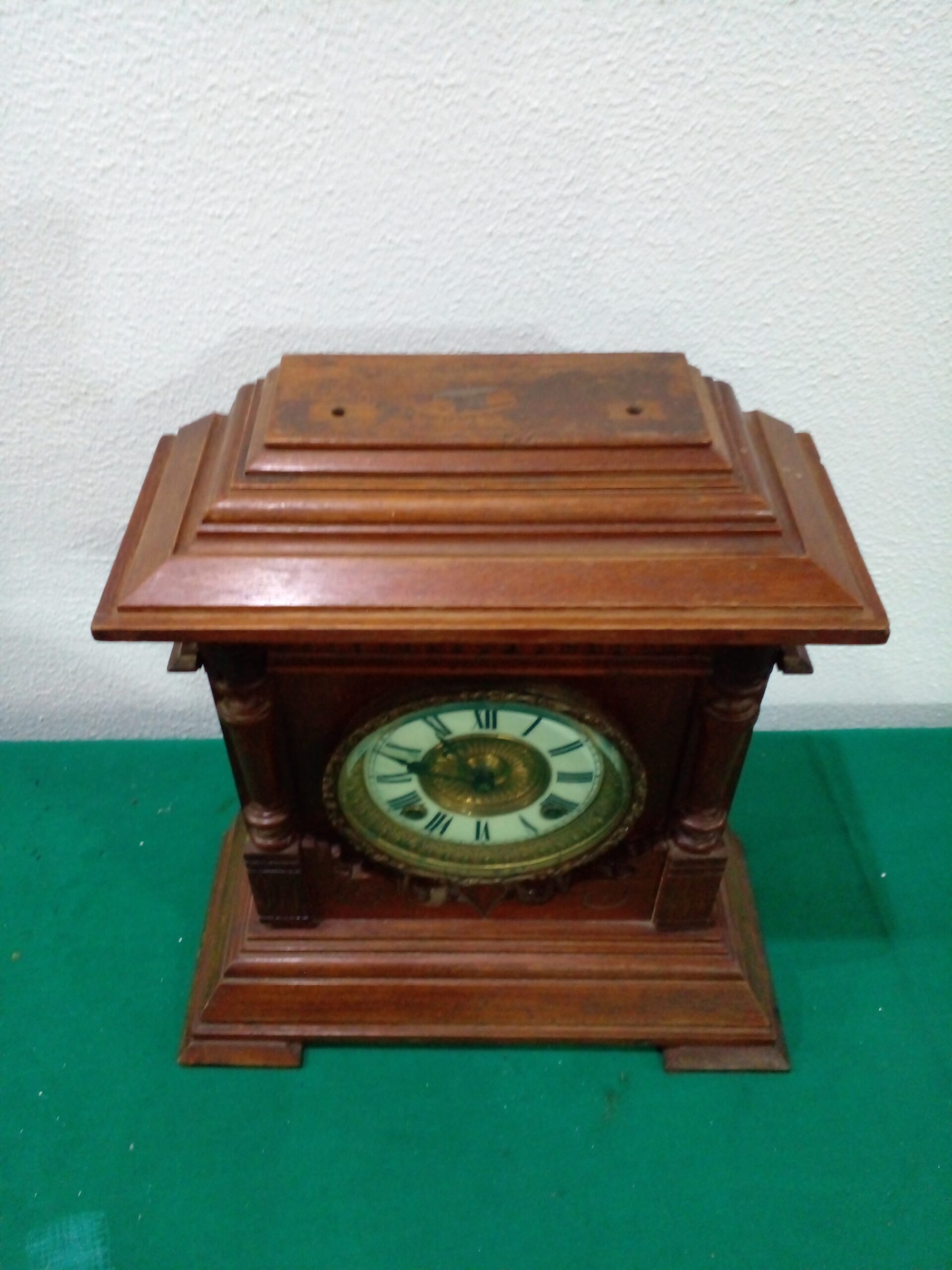 RELOJ DE MESA ANTIGUO MARCA ANSONIA & CO NEW YORK CON SONERIA. COD: 97801 - Image 5