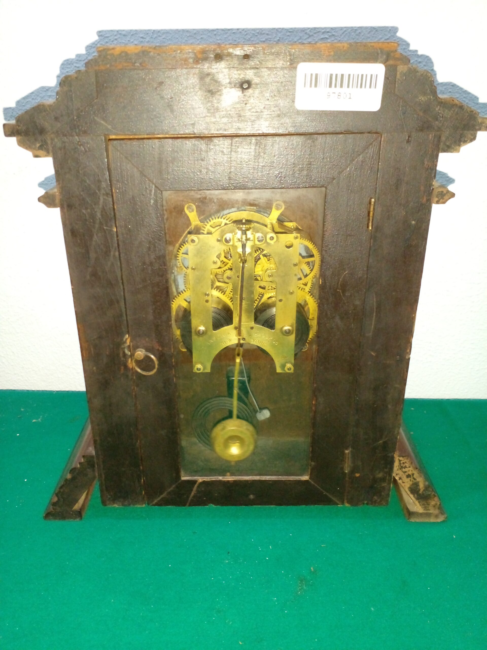 RELOJ DE MESA ANTIGUO MARCA ANSONIA & CO NEW YORK CON SONERIA. COD: 97801 - Image 11
