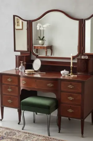 COMODA ANTIGUA TOILETTE ESTILO INGLES ADAM COLECCIÓN. COD: 101308