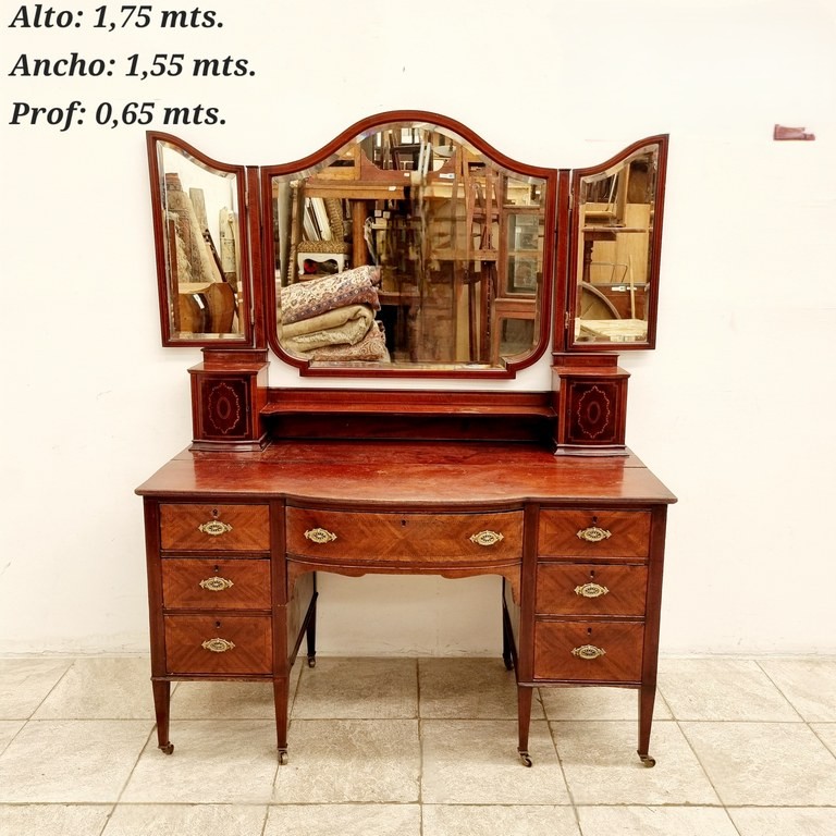COMODA ANTIGUA TOILETTE ESTILO INGLES ADAM COLECCIÓN. COD: 101308 - Image 3