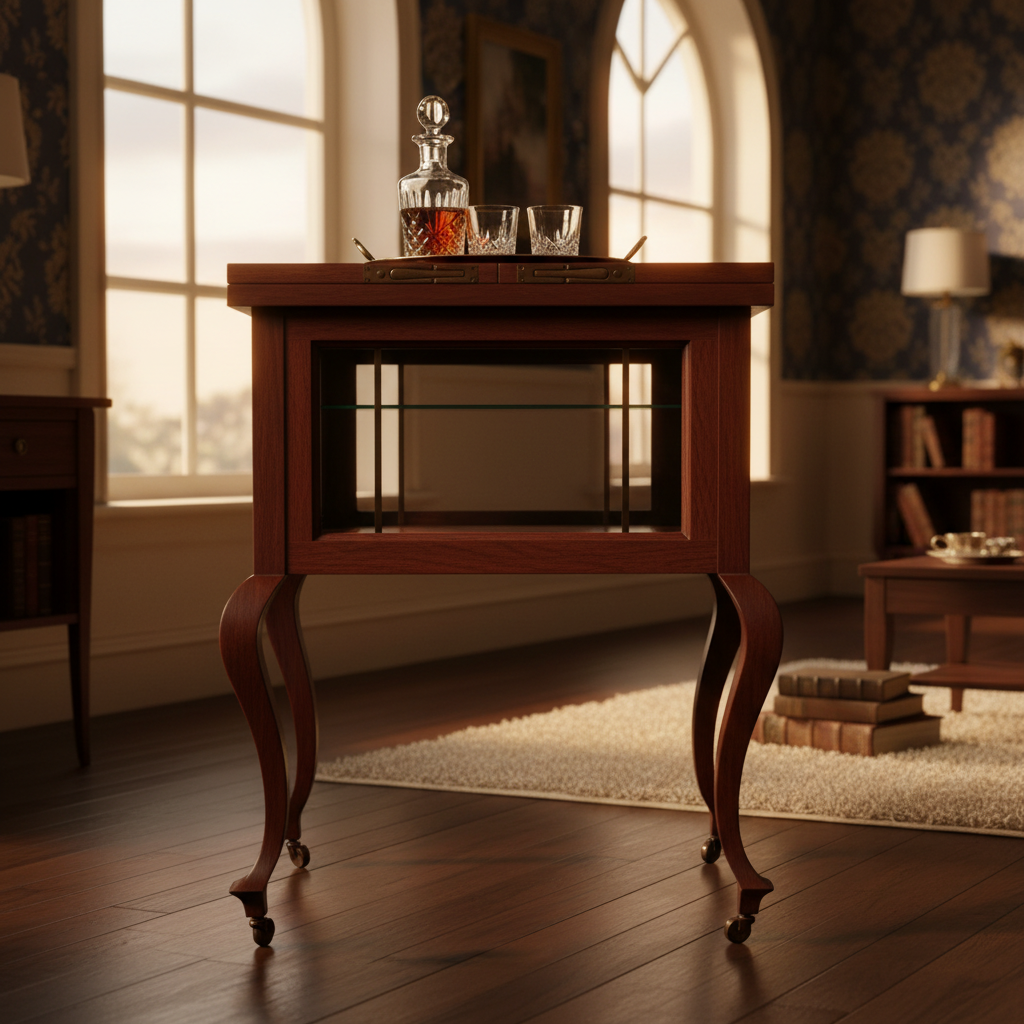 MUEBLE BAR ANTIGUO CON MECANISMO, METAMORPHIC SURPRISE BAR. COD: 101307 - Image 3