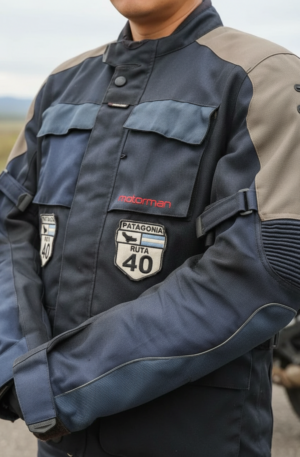 CAMPERA DE MOTO MARCA MOTORMAN USADA.