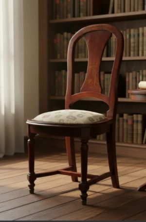 SILLA ANTIGUA ESTILO INGLES IDEAL COMEDOR, SALA , DORMITORIO, ESCRITORIO. COD: 102506