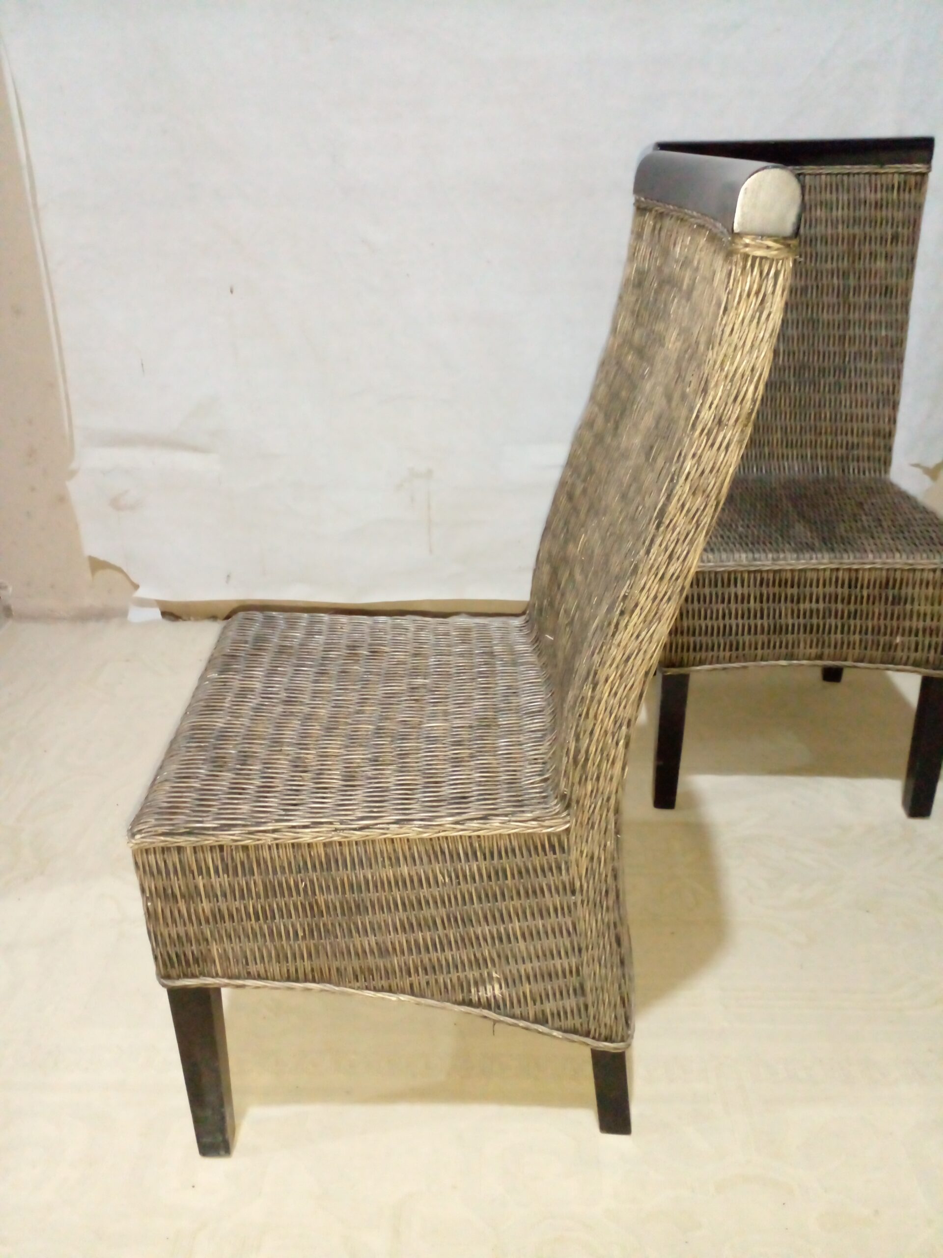 SILLA DE RATTAN DE INDONESIA , SILLAS ESTILO PARSON RATTAN Y MADERA LUSTRADA. COD: 103306 - Image 8