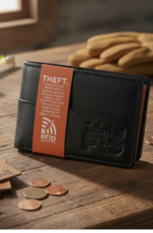 BILLETERA TIMBERLAND PRO CON PROTECCION RFID MODELOS MARRON Y NEGRO