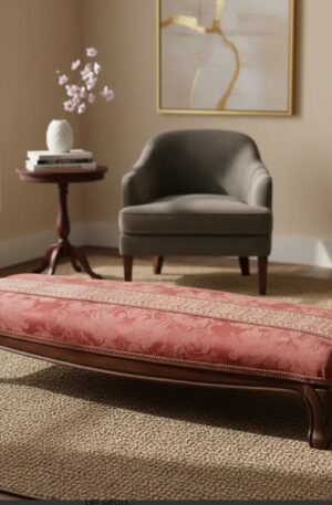 BANQUETA O ESCABEL PIE DE CAMA ESTILO COLONIAL RIOPLATENSE. COD: 103315