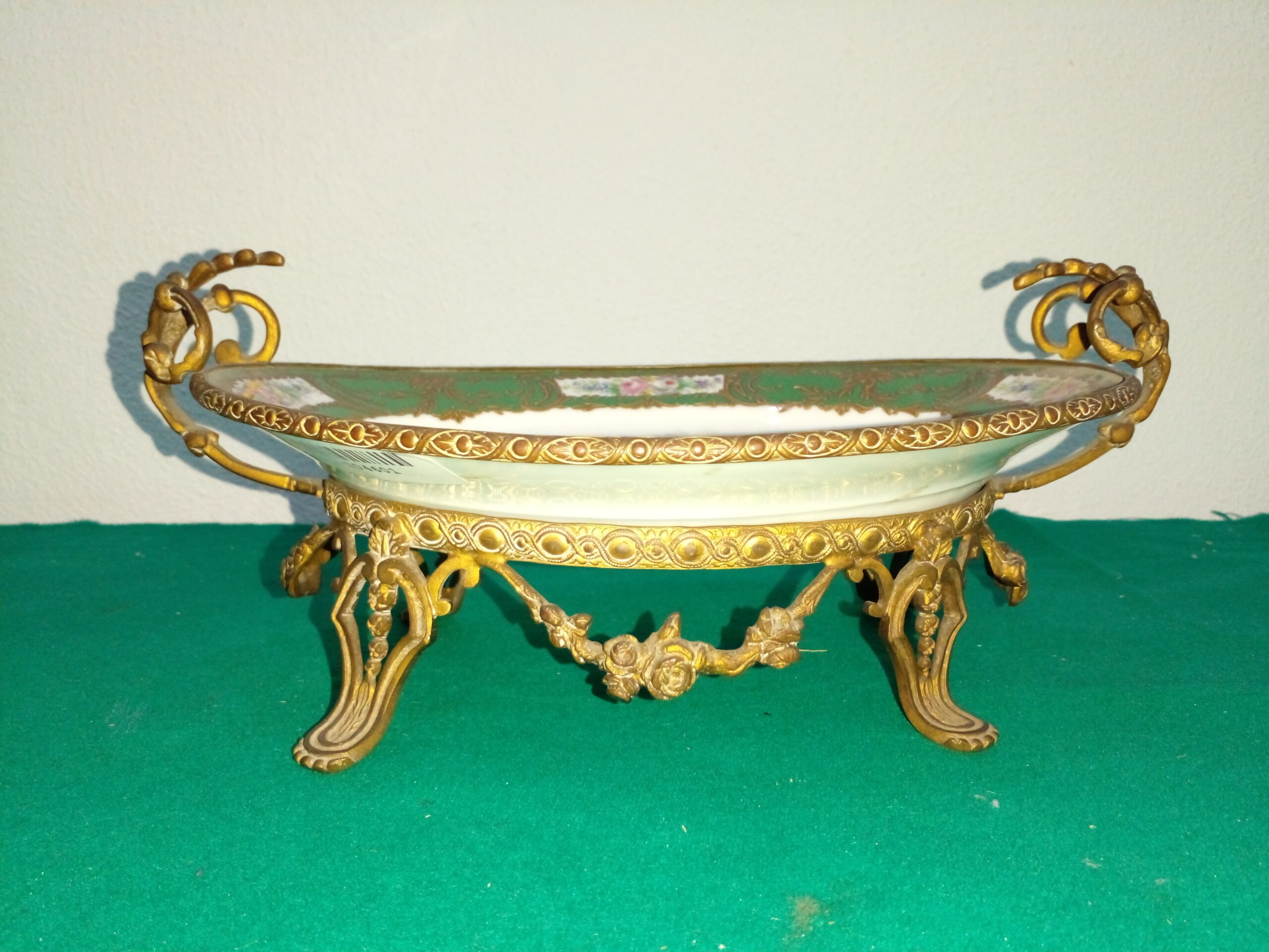 CENTRO DE MESA PORCELANA DE SEVRES CON MONTURA DE BRONCE. COD: 104601 - Image 7
