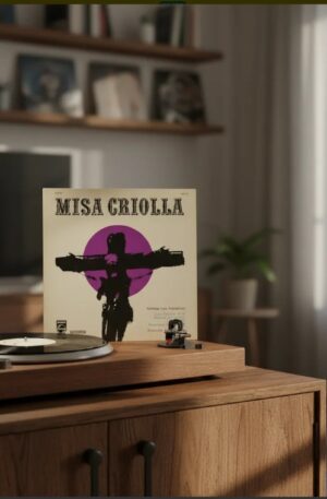 DISCO VINILO 1965 MISA CRIOLLA ARIEL RAMIREZ - LOS FRONTERIZOS.