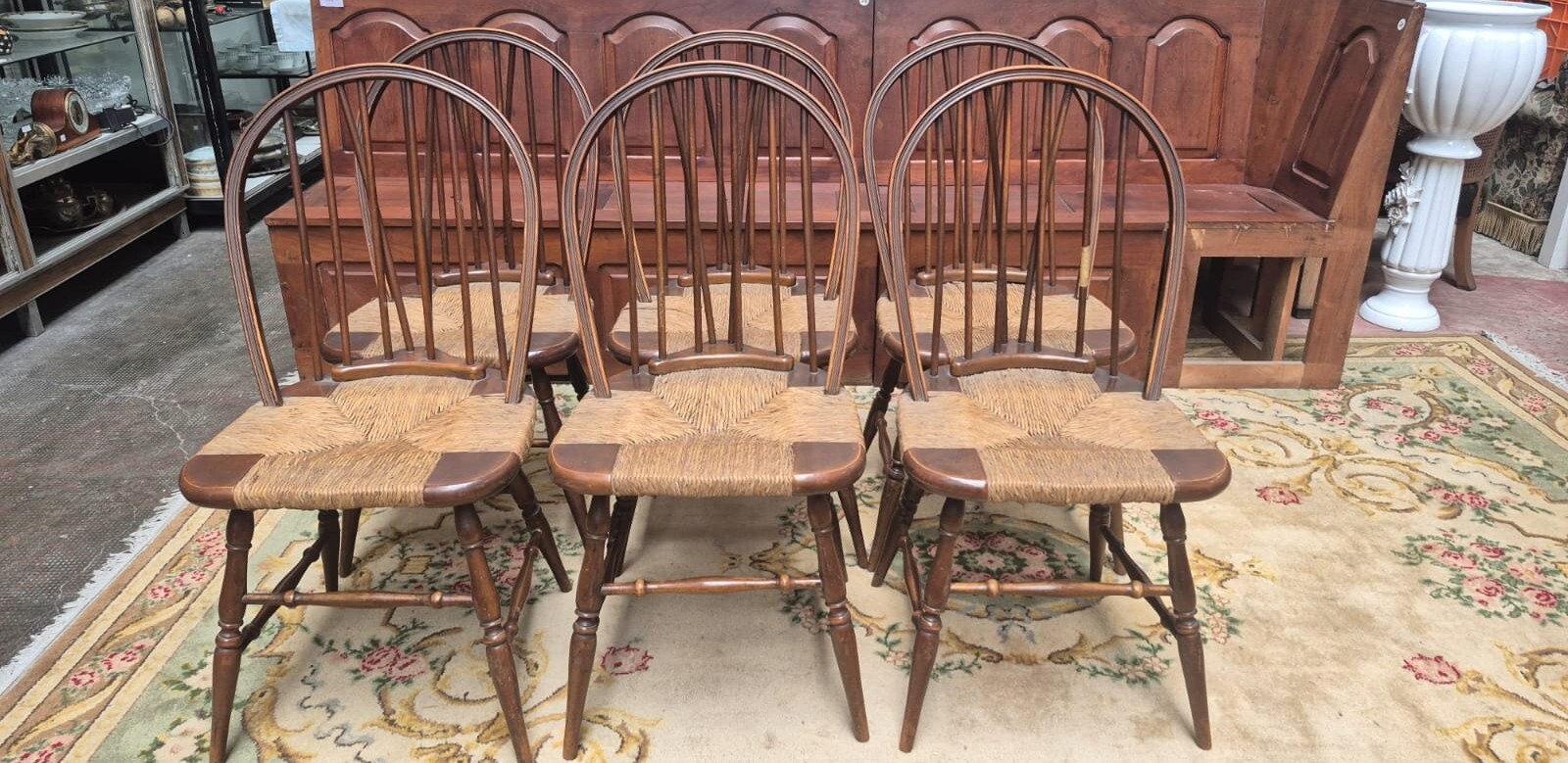 SILLA WINDSOR COUNTRY AMERICANO GUATAMBU ASIENTO ENJUNCADO NATURAL. COD: 104201 - Image 2