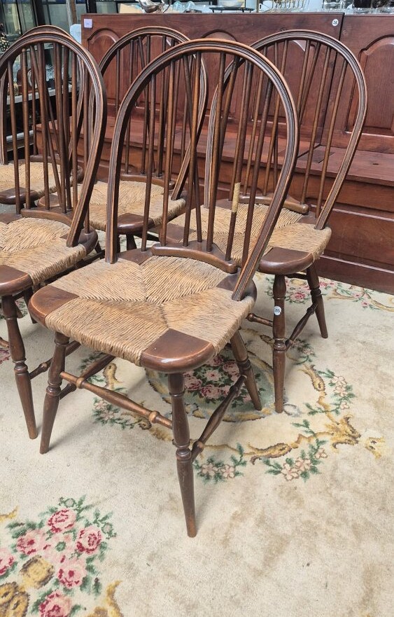 SILLA WINDSOR COUNTRY AMERICANO GUATAMBU ASIENTO ENJUNCADO NATURAL. COD: 104201 - Image 4