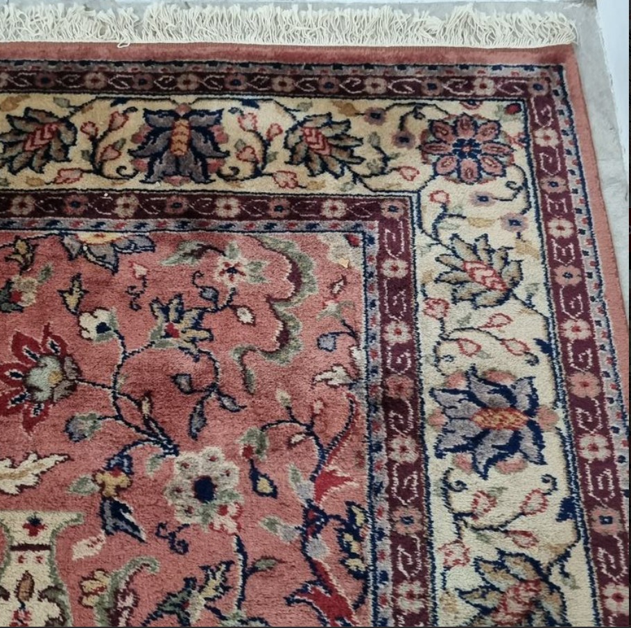 ALFOMBRA DE LANA ANTIGUA PERSA KASHAN / KERMAN 3.50 X 2.45 MTS. COD: 105404 - Image 4