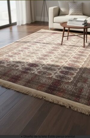 ALFOMBRA DE LANA ANTIGUA ANUDADA A MANO ESTILO BAKHTIARI. COD: 105407