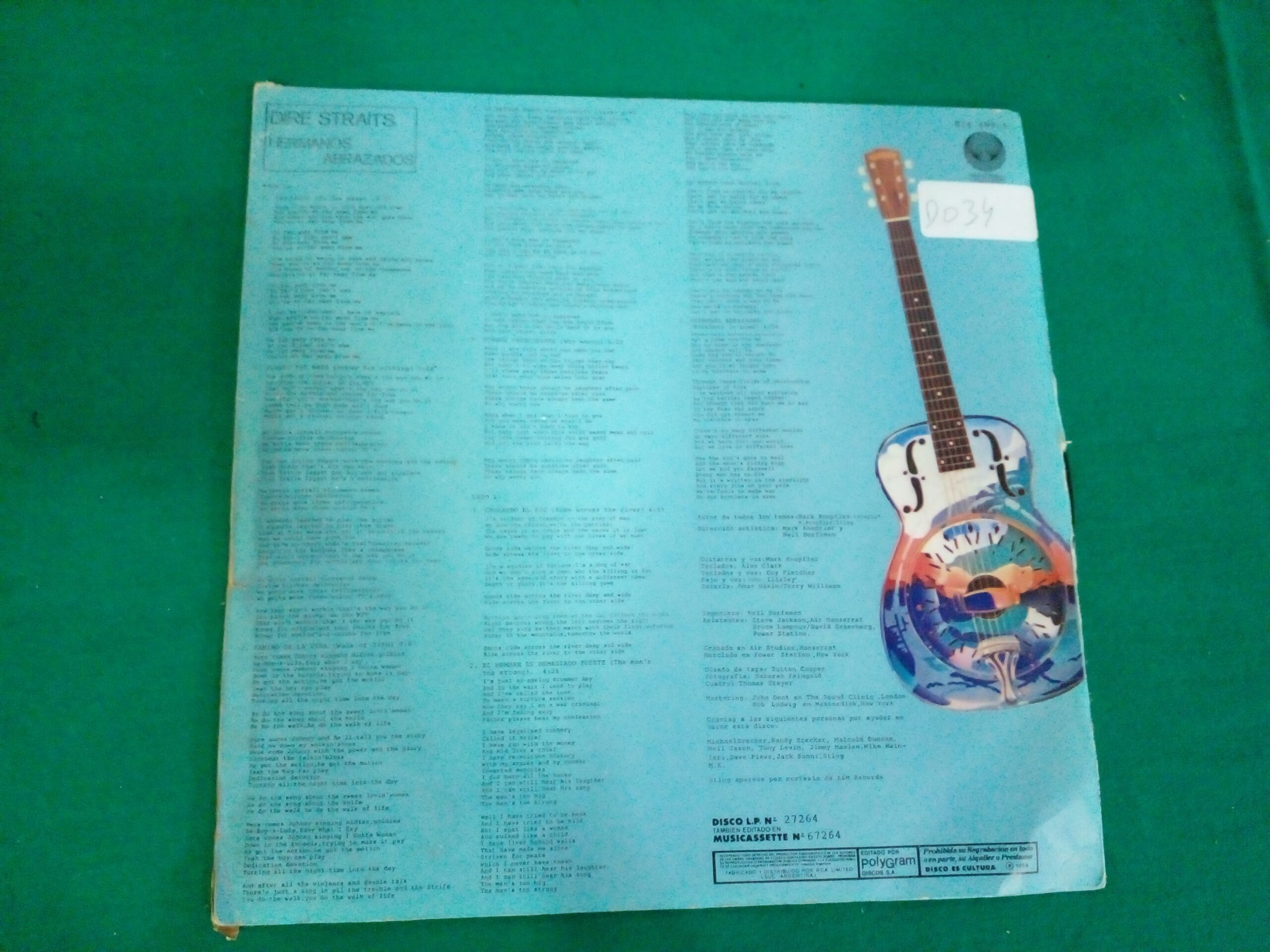 DISCO VINILO LP COLECCION DIRE STRAITS ALBUM BROTHERS IN ARMS - Image 8