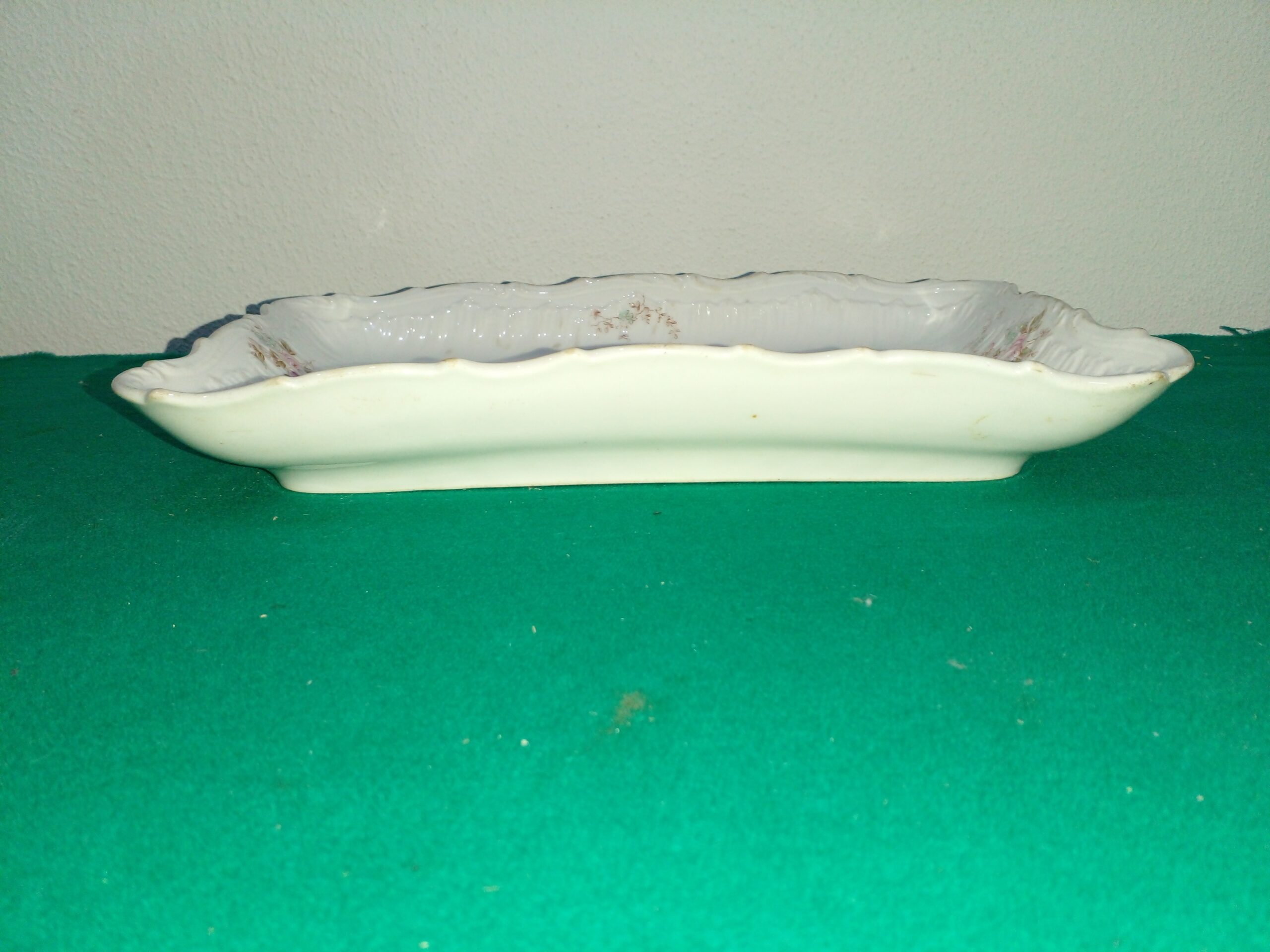 BANDEJA ANTIGUA DE PORCELANA ALEMANA SELLADA Y NUMERADA FUENTE PORCELANA. COD: 102901 - Image 5