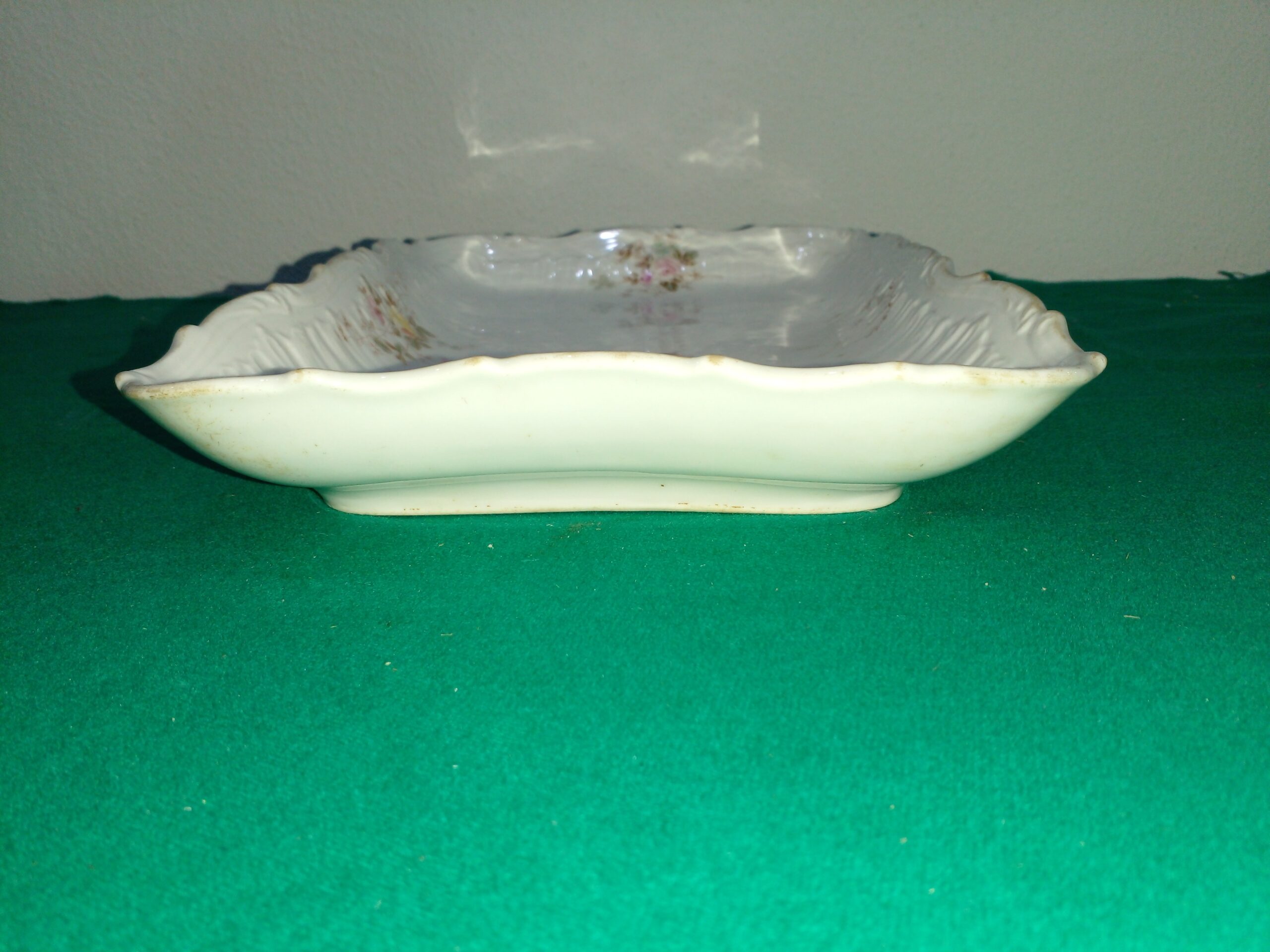 BANDEJA ANTIGUA DE PORCELANA ALEMANA SELLADA Y NUMERADA FUENTE PORCELANA. COD: 102901 - Image 7