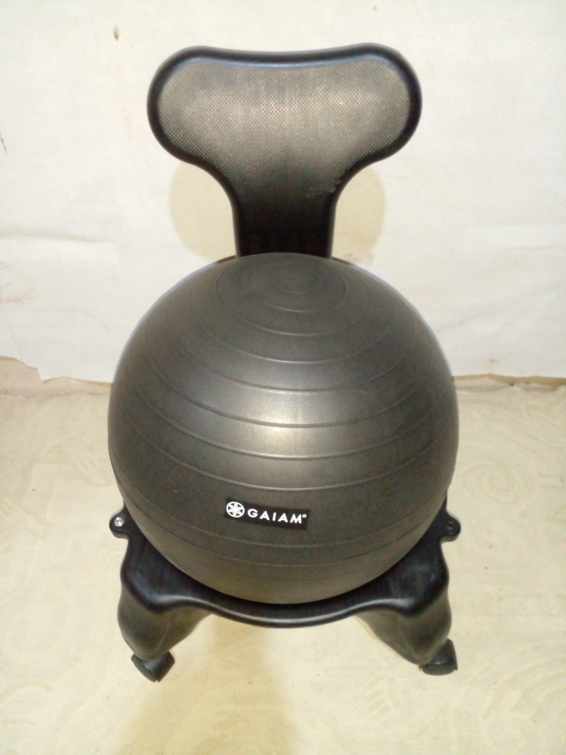 SILLA ERGONOMICA GAIAM CON PELOTA 52 CM PILATE POSTURAL. COD: 102704 - Image 4