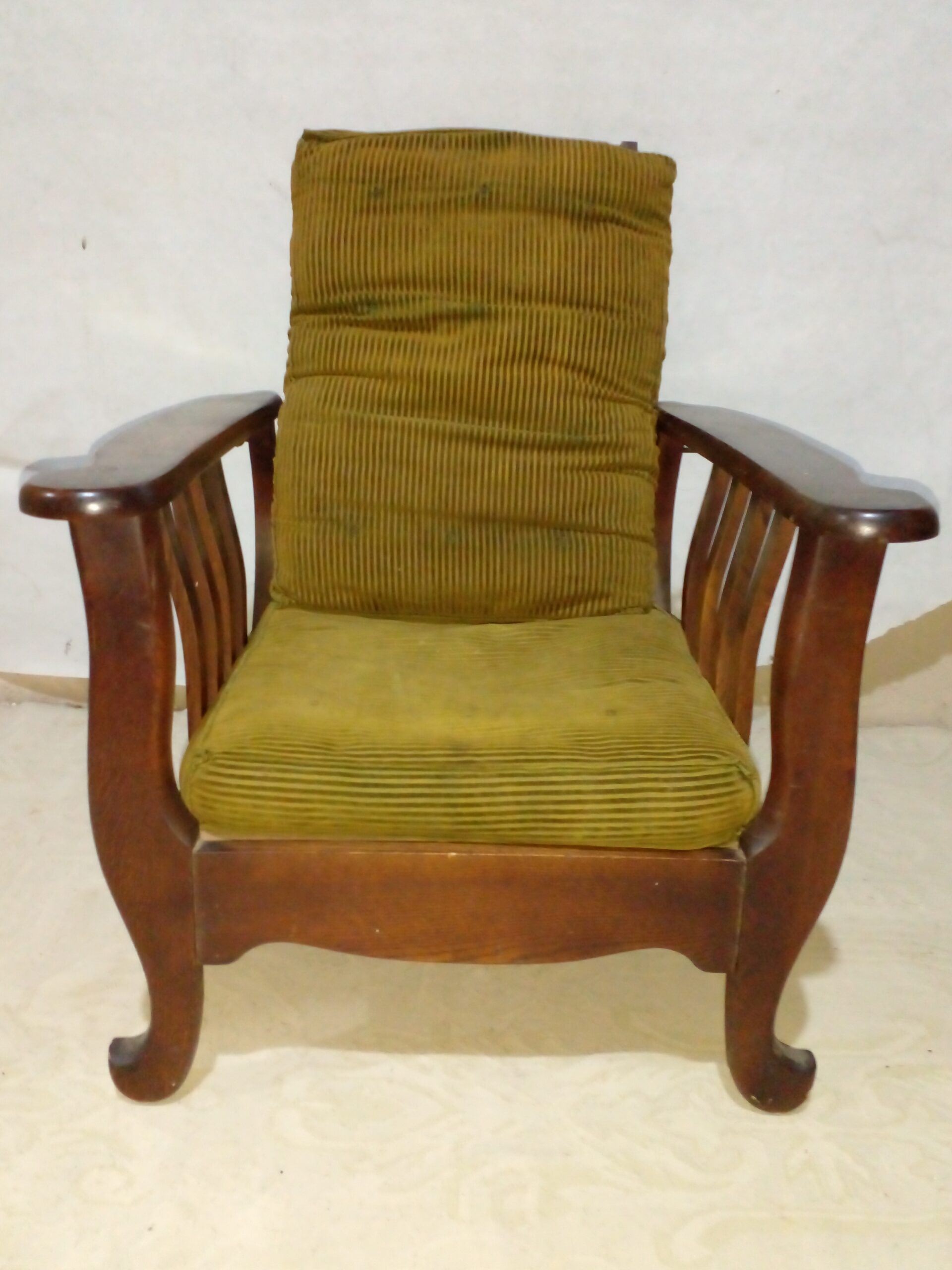 SILLON UN CUERPO RECLINABLE DE ROBLE ESTILO INGLES COUNTRY. COD: 104202 - Image 4