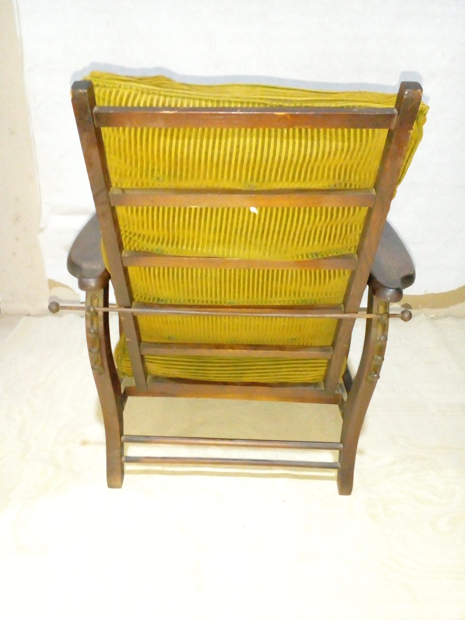 SILLON UN CUERPO RECLINABLE DE ROBLE ESTILO INGLES COUNTRY. COD: 104202 - Image 8