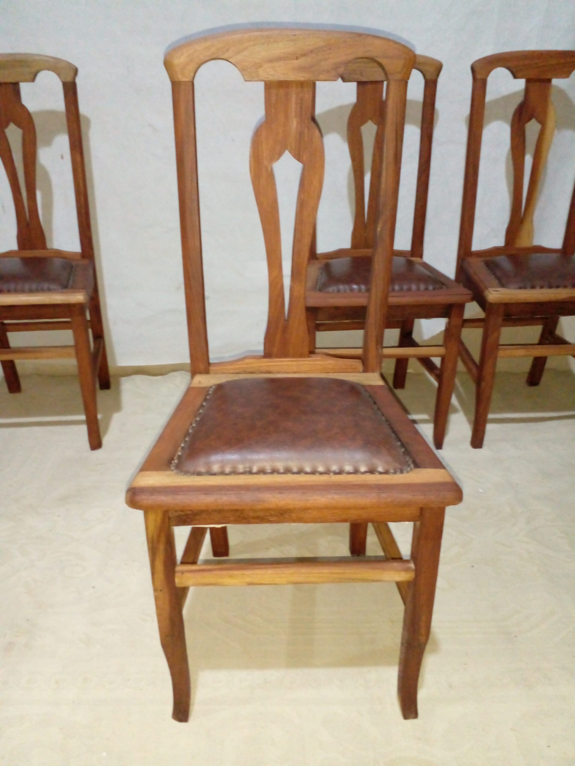 SILLA DE ROBLE ESTILO INGLES COUNTRY EN ROBLE LAVADO NATURAL. COD: 104403 - Image 8