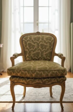 SILLON FRANCES LUIS XV SILLON DE SALA O DORMITORIO PATINA ORIGINAL. COD: 106513