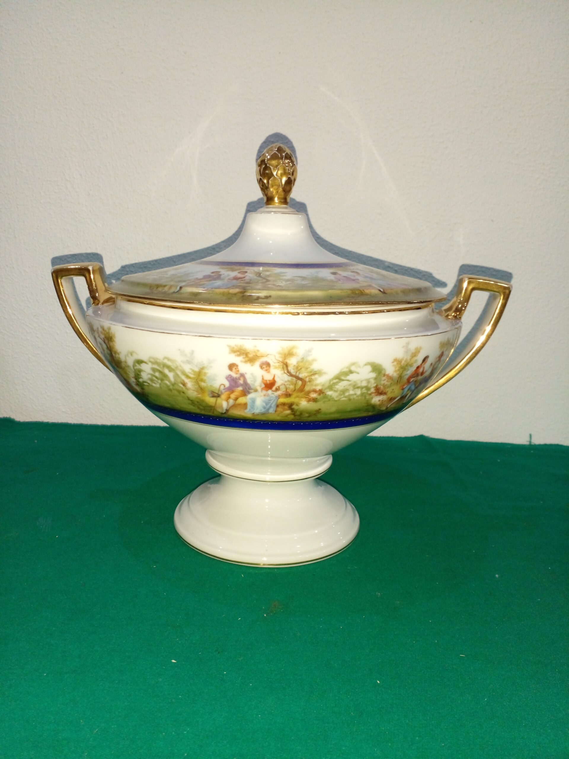 SOPERA ANTIGUA DE PORCELANA CHECA SCHLAGGENWALD (1890 - 1930). COD: 105722 - Image 3