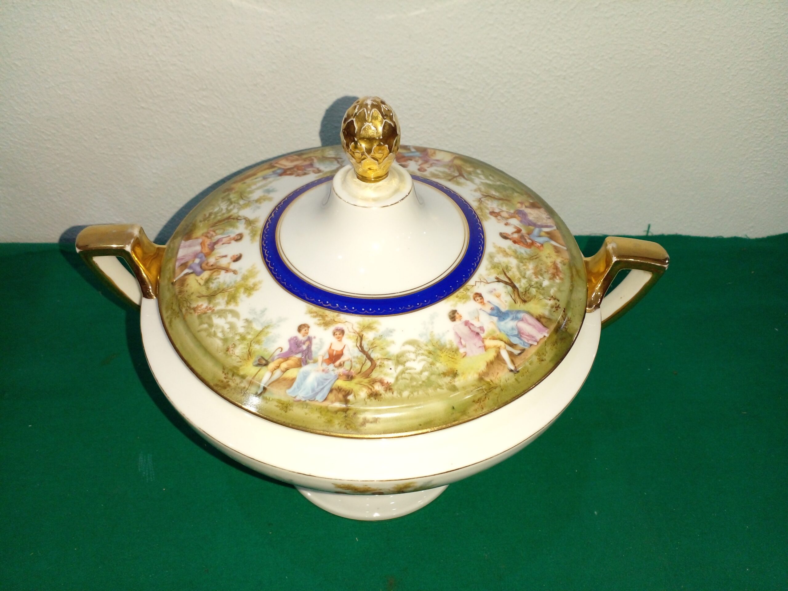 SOPERA ANTIGUA DE PORCELANA CHECA SCHLAGGENWALD (1890 - 1930). COD: 105722 - Image 5
