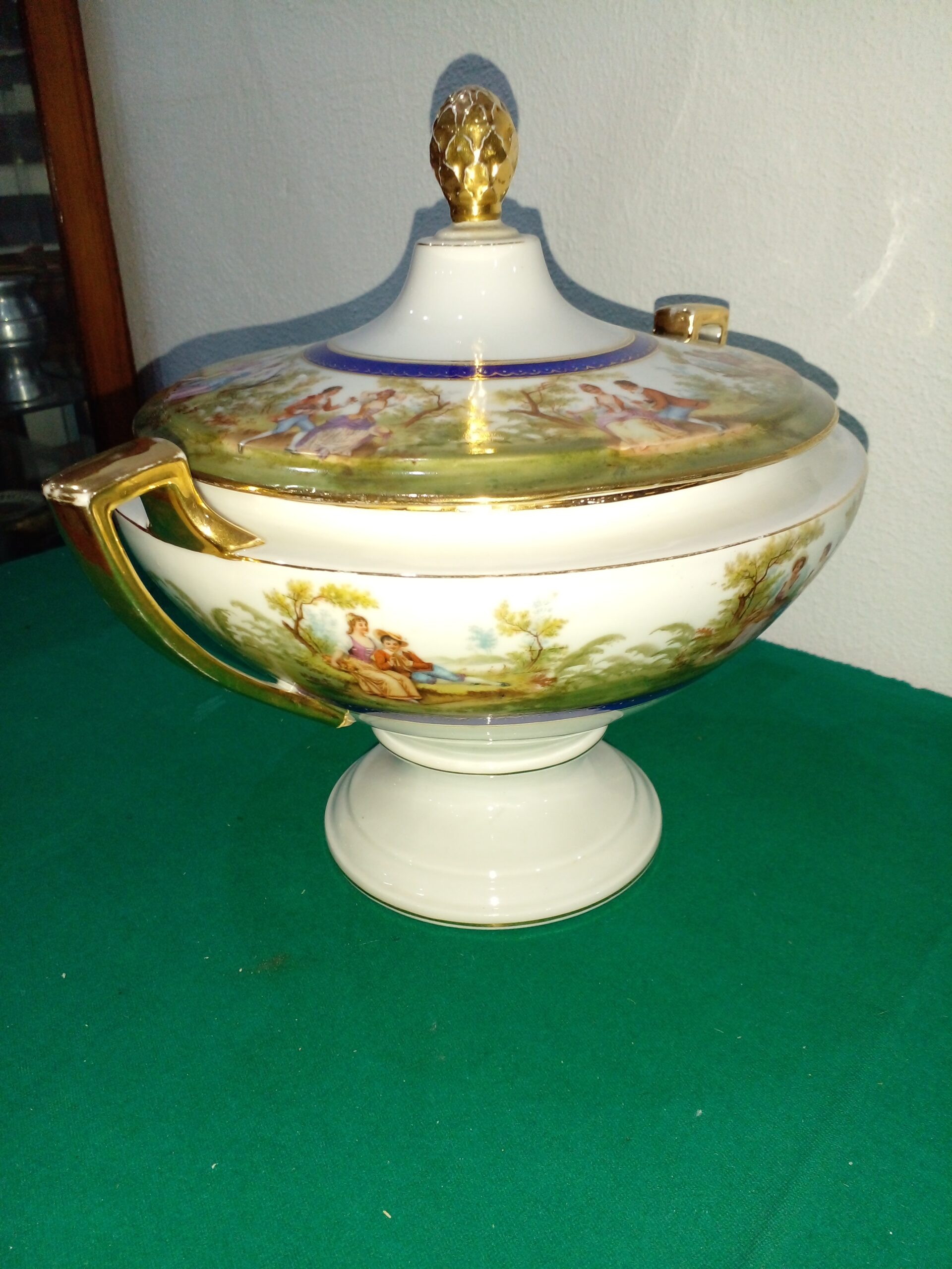 SOPERA ANTIGUA DE PORCELANA CHECA SCHLAGGENWALD (1890 - 1930). COD: 105722 - Image 8