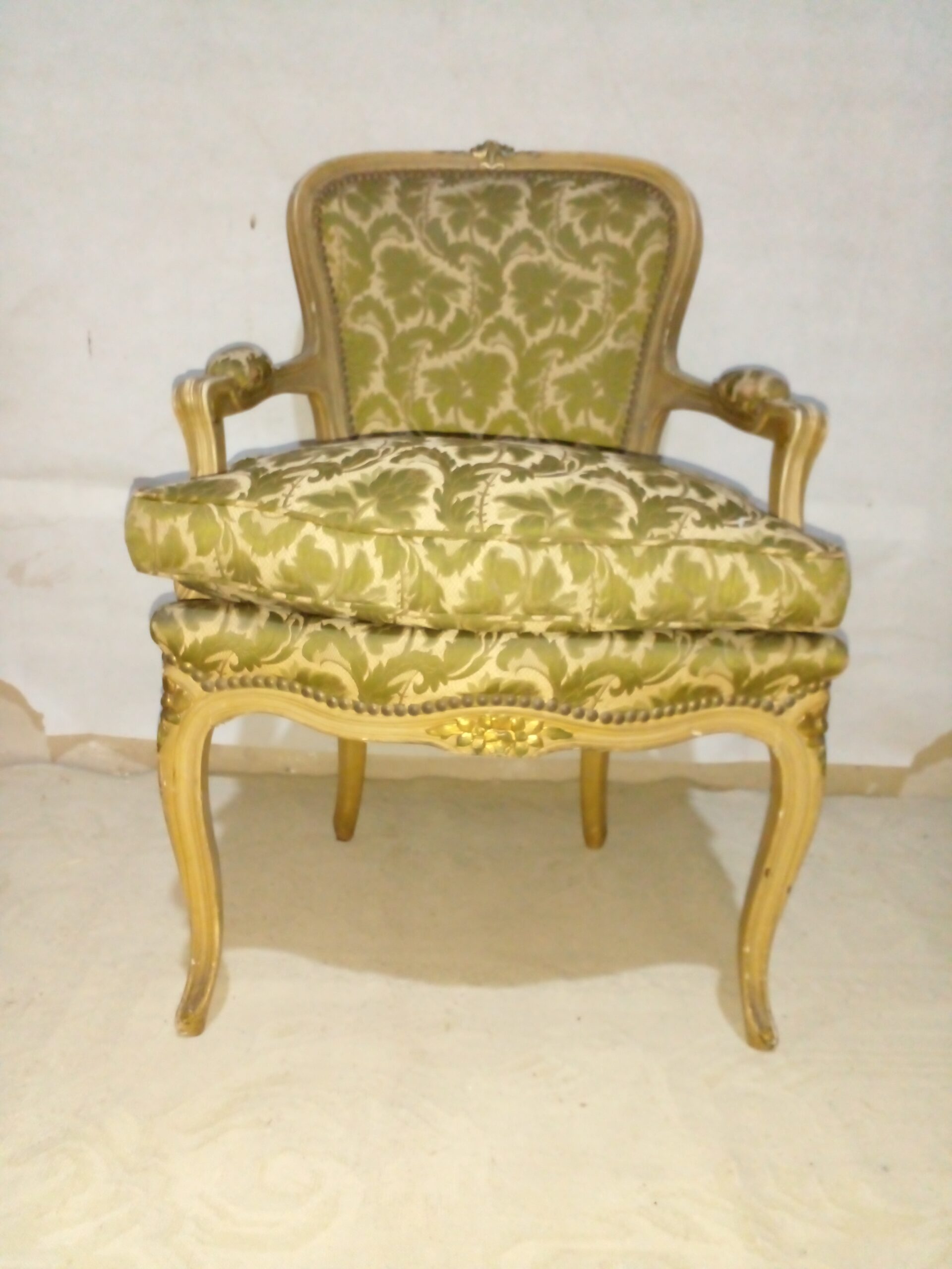 SILLON FRANCES LUIS XV SILLON DE SALA O DORMITORIO PATINA ORIGINAL. COD: 106513 - Image 4