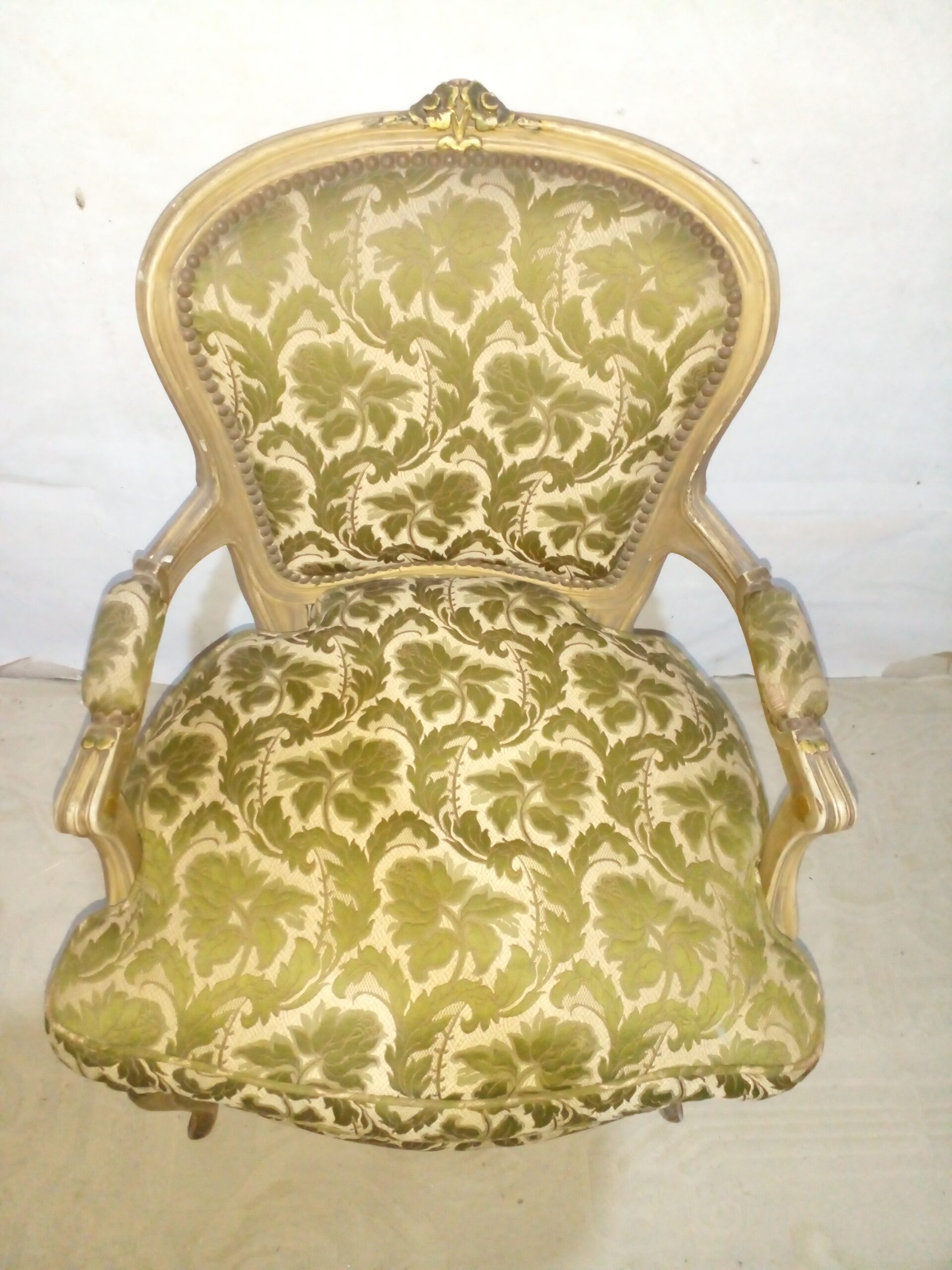 SILLON FRANCES LUIS XV SILLON DE SALA O DORMITORIO PATINA ORIGINAL. COD: 106513 - Image 5