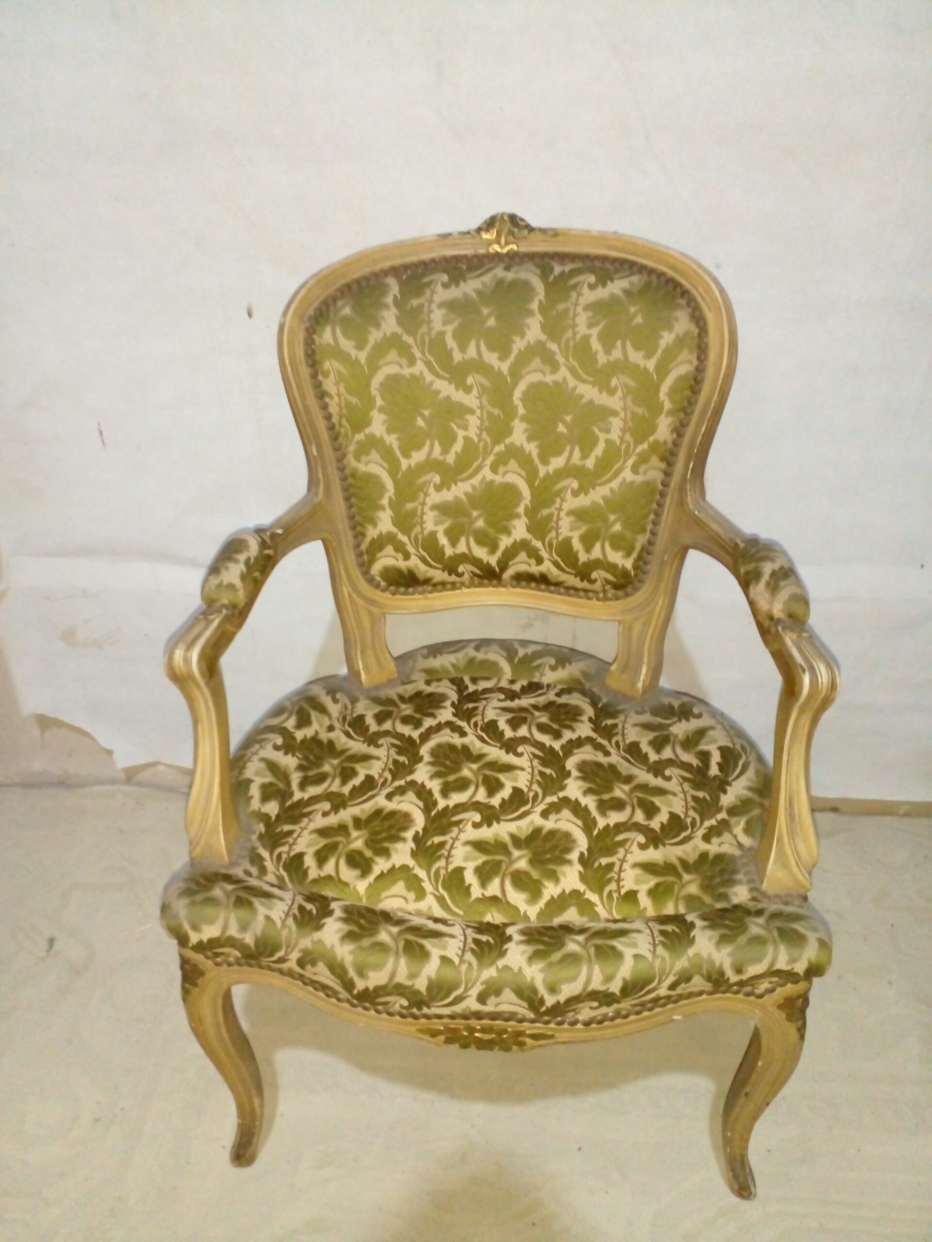 SILLON FRANCES LUIS XV SILLON DE SALA O DORMITORIO PATINA ORIGINAL. COD: 106513 - Image 6