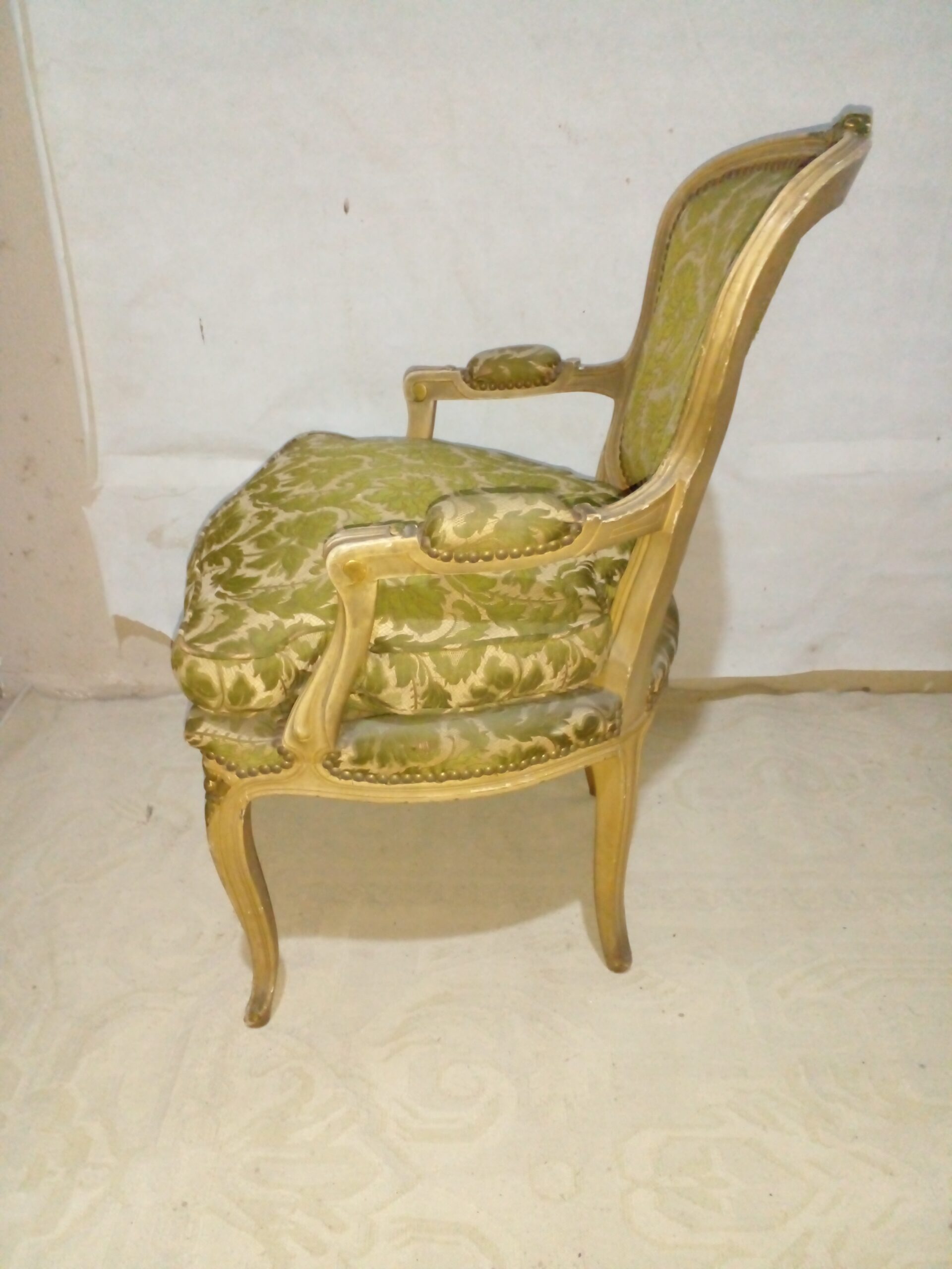 SILLON FRANCES LUIS XV SILLON DE SALA O DORMITORIO PATINA ORIGINAL. COD: 106513 - Image 8