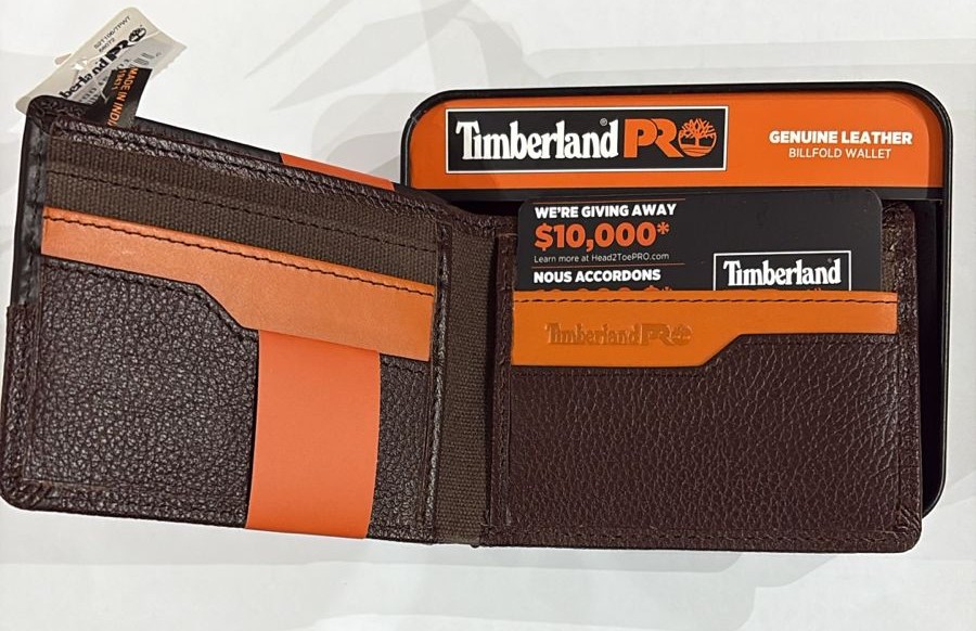 BILLETERA TIMBERLAND PRO CON PROTECCION RFID CUERO LEGITIMO MARRON. COD: TIMB010 - Image 4