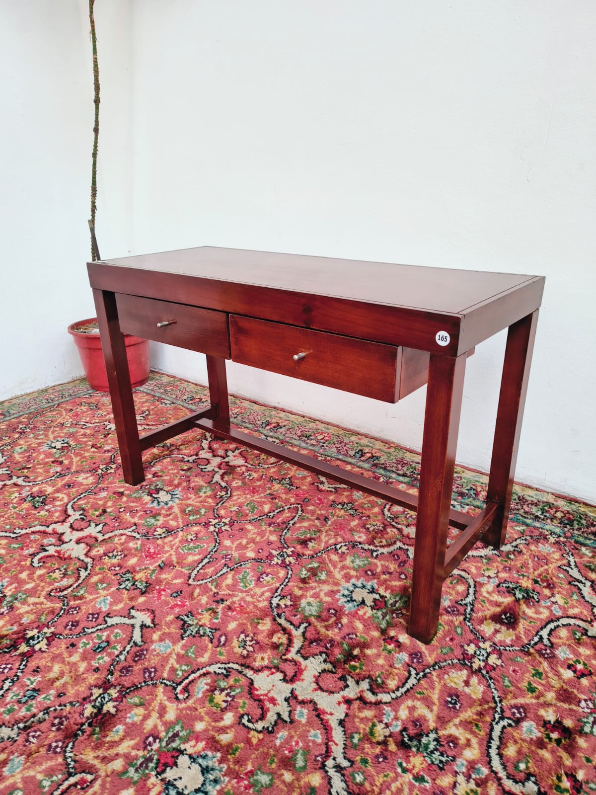 MESA ESCRITORIO DISEÑO DOS CAJONES ESCRITORIO VINTAGE. COD: 105106 - Image 6