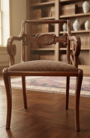 SILLON DE SALA O CABECERA DE MESA ESTILO INGLES. SILLON UN CUERPO. COD: 105712