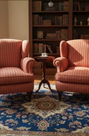 JUEGO DE SILLONES OREJEROS DE UN CUERPO SILLON BERGER. COD: 106002