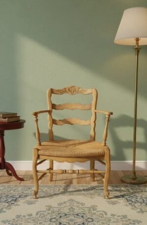 SILLON ATIGUO ESTILO PROVENZAL SILLON DE DORMITORIO O SALA. COD: 106502