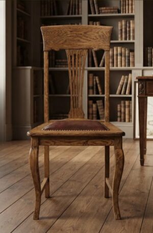 SILLA DE COMEDOR EN ROBLE THOMPSON SILLAS DE ROBLE ANTIGUAS. COD: 106602