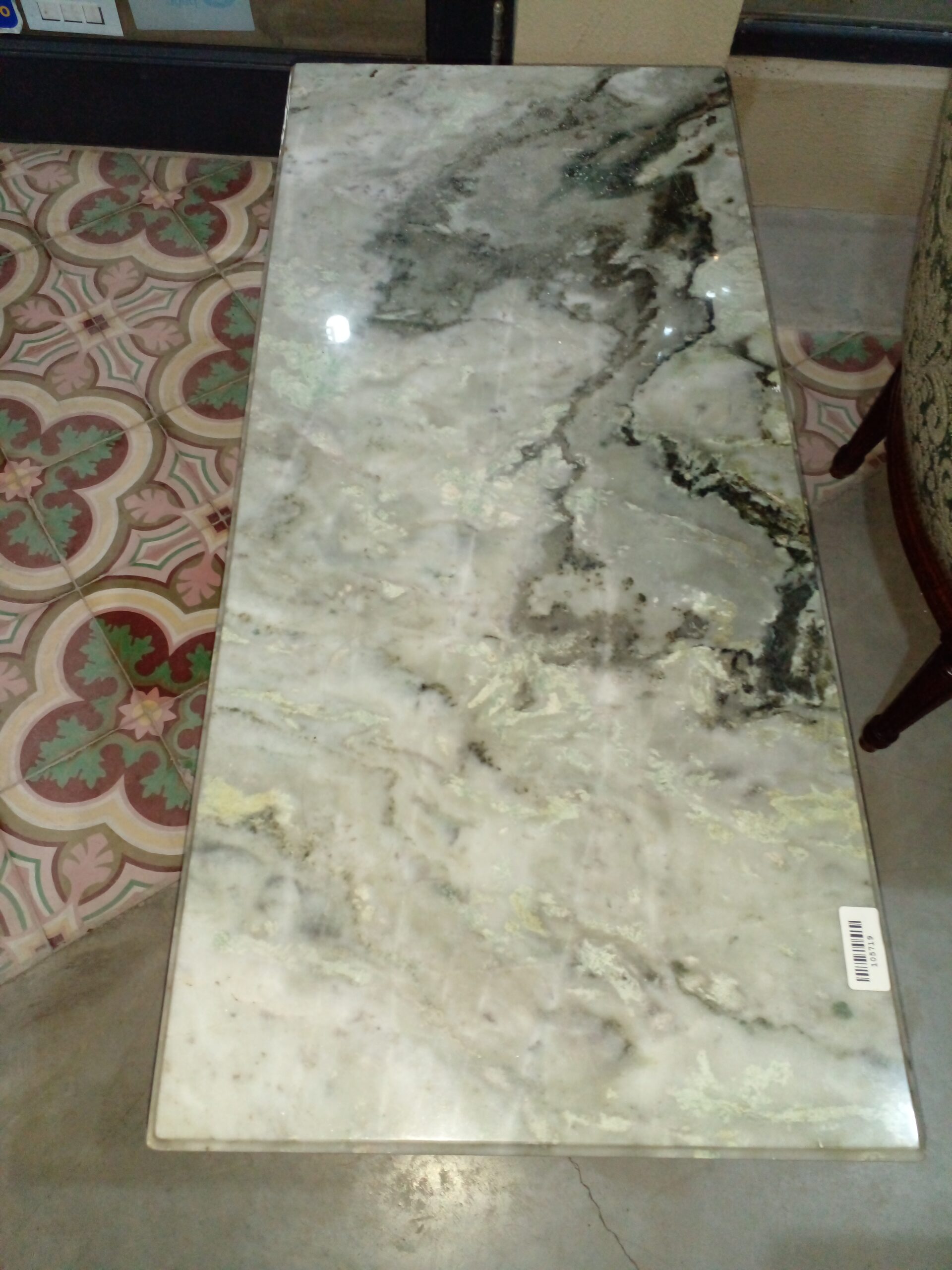 MESA DE SALA ANTIGUA ESTILO FRANCES CON MARMOL MESA RATONA LUIS XVI. COD: 105719 - Imagen 5