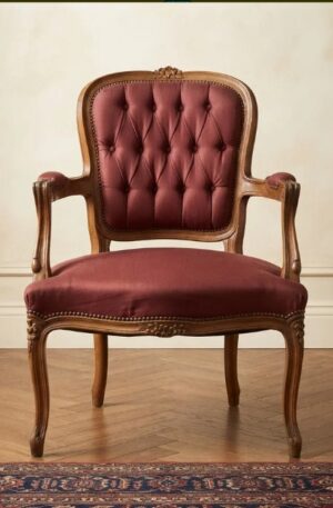 SILLON DE DORMITORIO ESTILO FRANCES LUIS XV SILLON DE SALA. COD: 107302