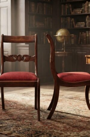 JUEGO DE 6 SILLAS DE COMEDOR Y 2 SILLONES DE CABECERA ESTILO INGLES SILLA DE COMEDOR, COD: 108404