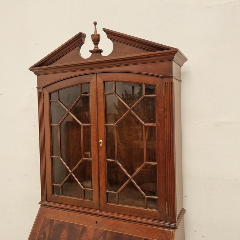MUEBLE BUREAU SECRETER ESCRITORIO CON BIBLIOTECA VITRINA. COD: 1023012 - Imagen 3