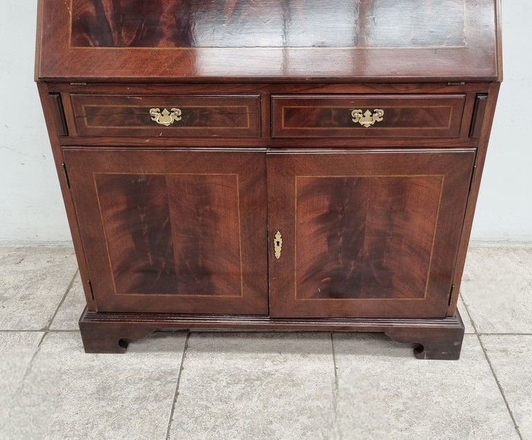 MUEBLE BUREAU SECRETER ESCRITORIO CON BIBLIOTECA VITRINA. COD: 1023012 - Imagen 5