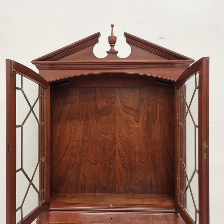 MUEBLE BUREAU SECRETER ESCRITORIO CON BIBLIOTECA VITRINA. COD: 1023012 - Imagen 6