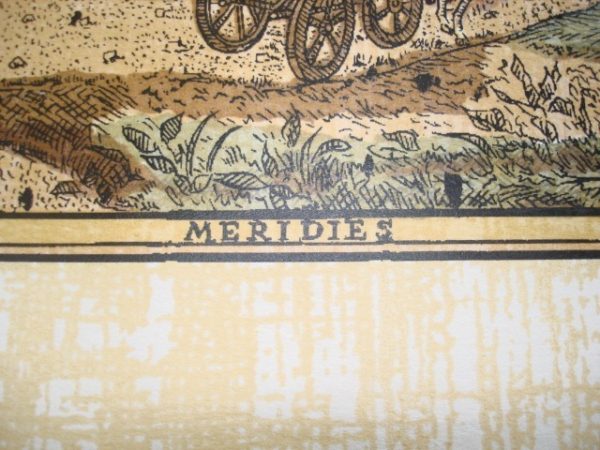 Laminas Antiguas Mapa Genova Y Meridies COD : 32725 - Image 3