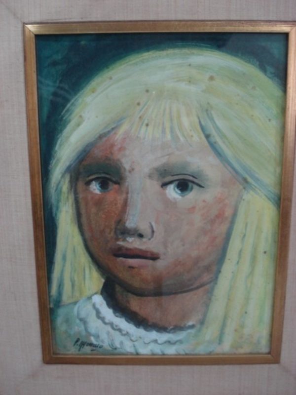 Cuadro Rostro Firmado Primaldo Monaco    COD : 18552 - Image 2